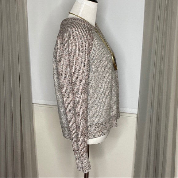 Rag & Bone Addison Chunky Wool Ribbed Gray Sweater - Picture 4 of 8